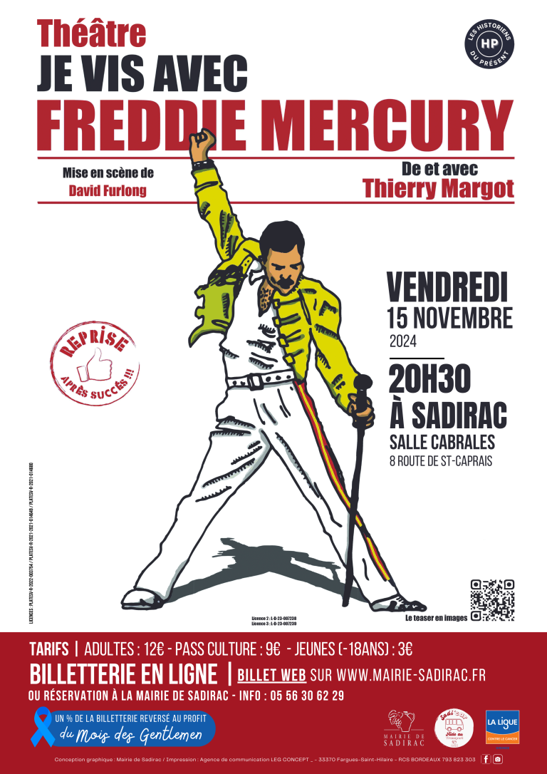 spectacle je vis avec freddie mercury