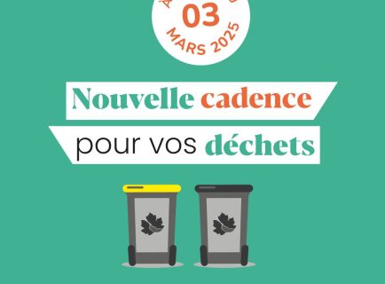 Nouveau calendrier collecte déchets Sadirac