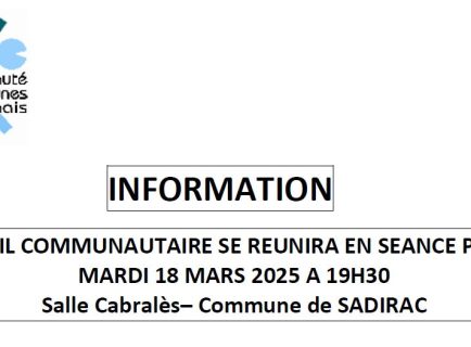 conseil communautaire