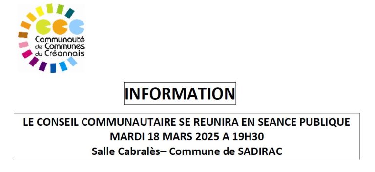 conseil communautaire